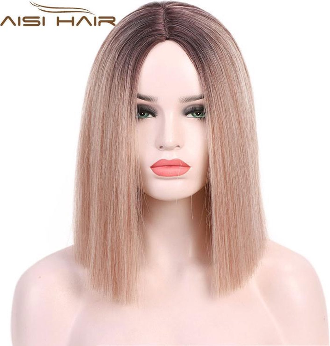 Aisi hair| Proffesionel pruik voor dames| Korte bob pruik